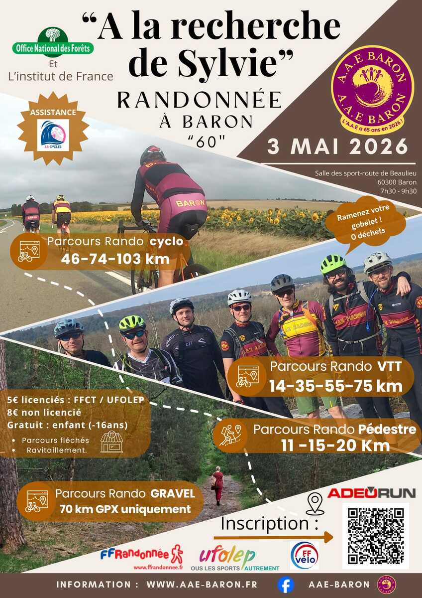 VTT & ROUTE : A la recherche de Sylvie Baron (60)