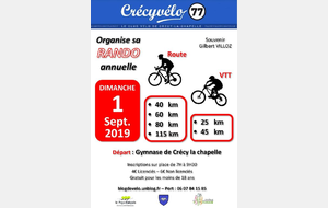 Rallye de Crécy la Chapelle - ROUTE